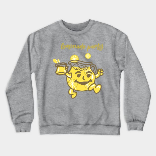 Lemonade Party - Retro Crewneck Sweatshirt by Veljam